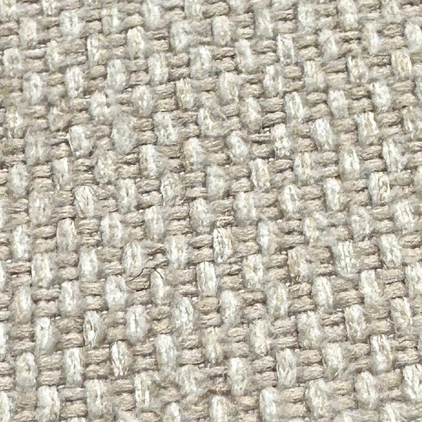Tabouret de bar moderne en chenille ivoire avec mousse haute densité et dossier incurvé pour cuisine