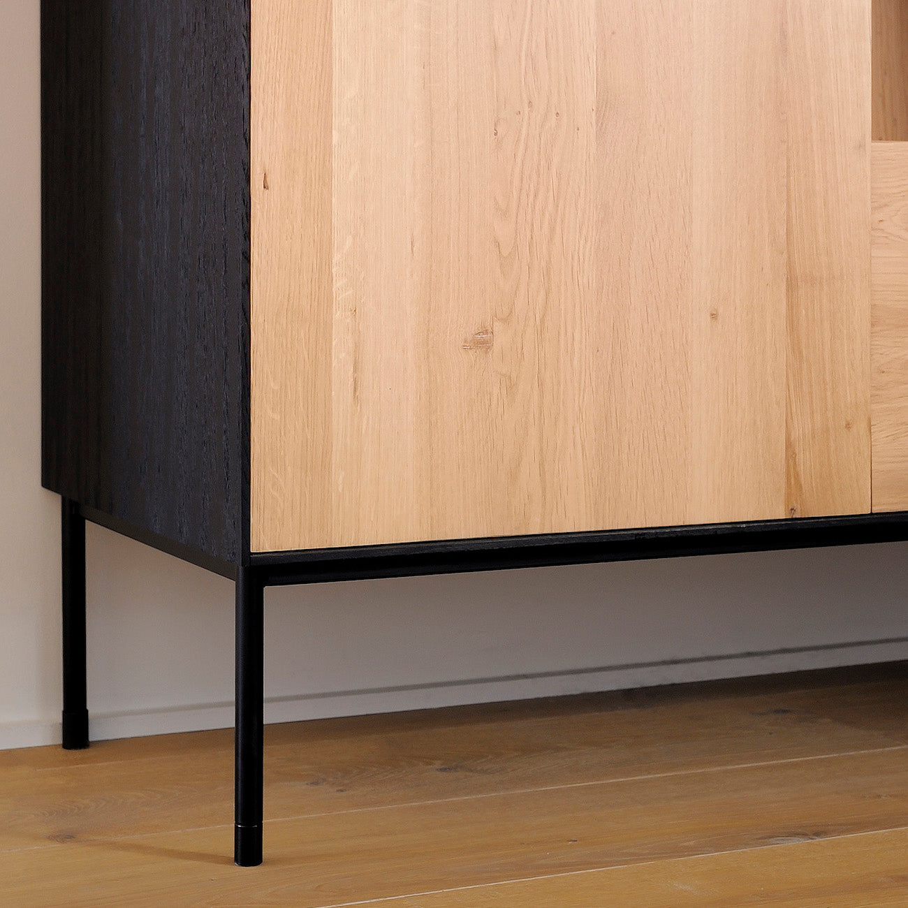 Meuble de rangement chêne Oak Oak avec rangement pour le bureau