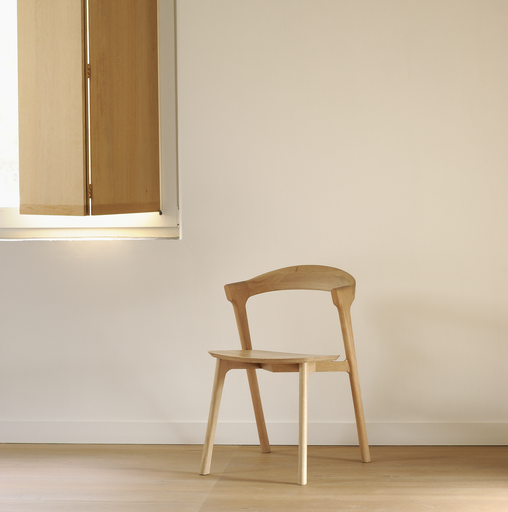 Chaise de salle à manger moderne en chêne pour salle à manger