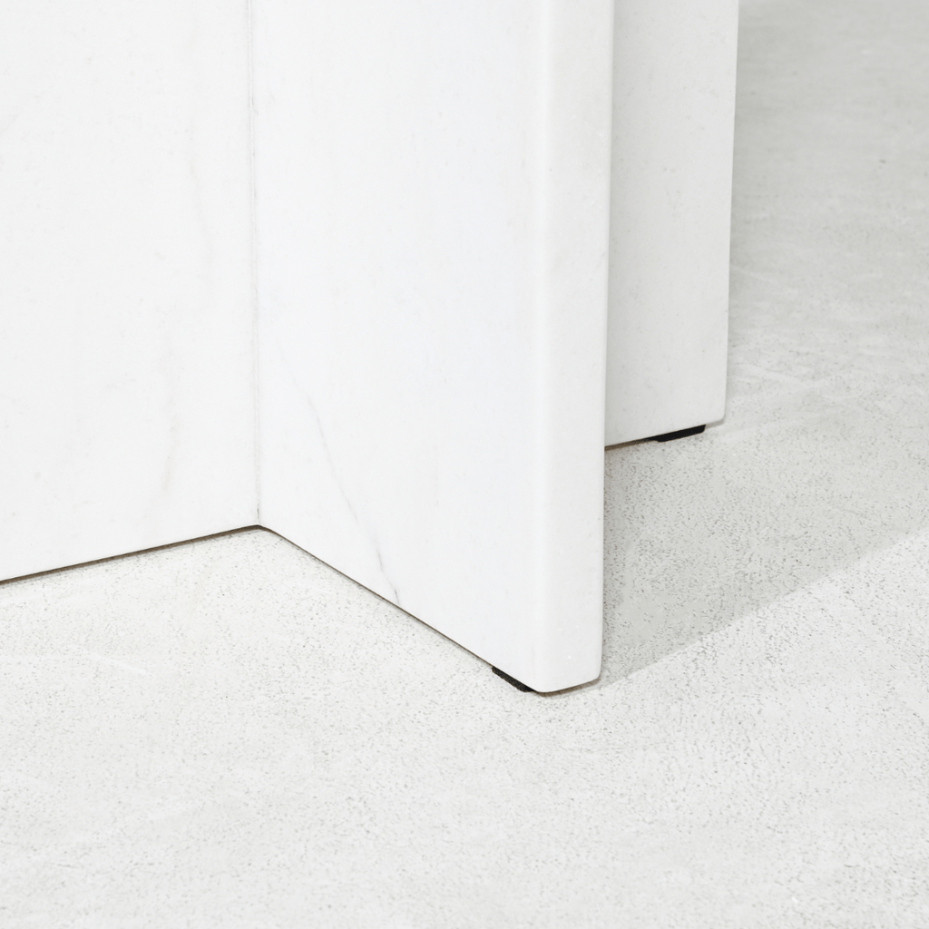 Table d'appoint en marbre naturel