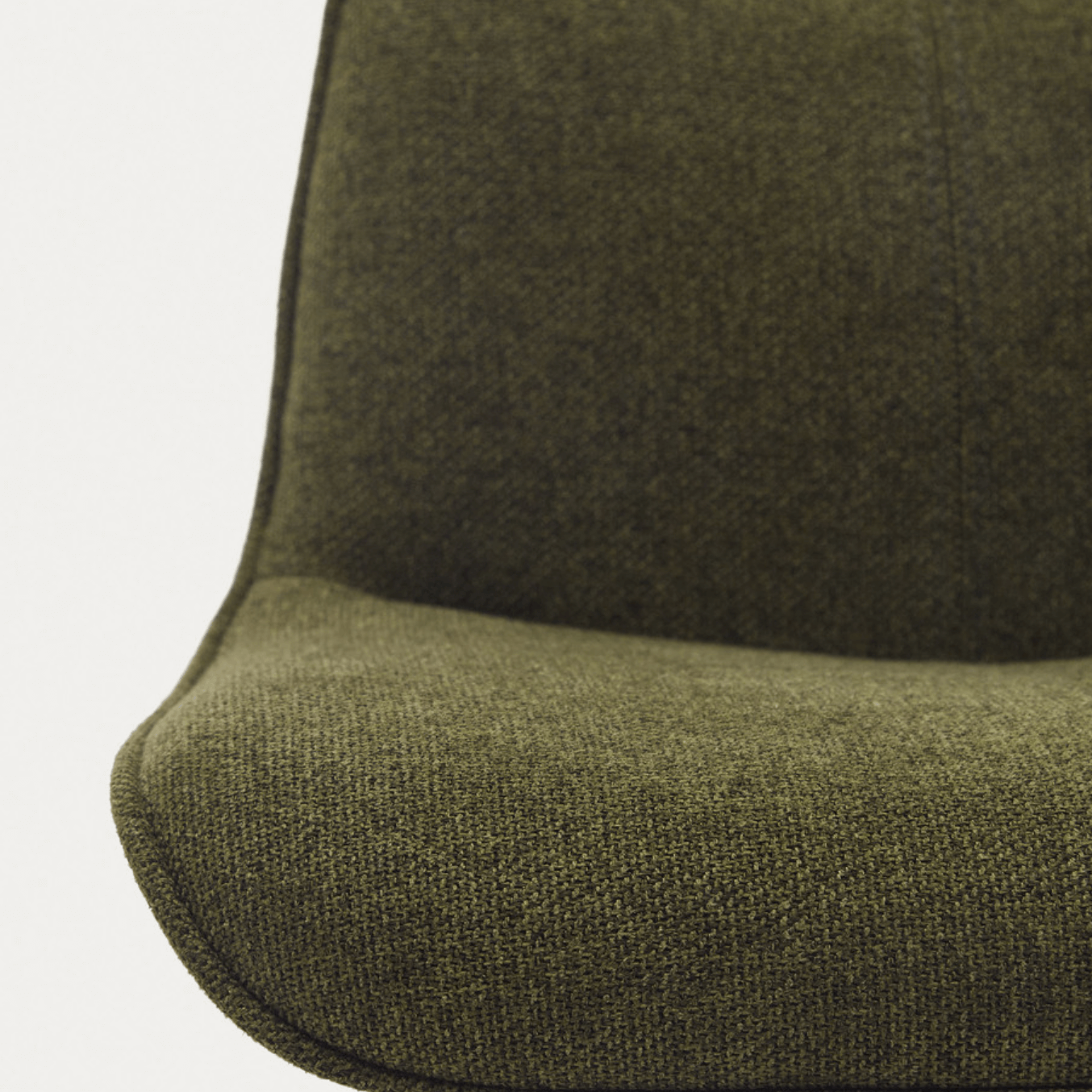 Tabouret de bar vert avec revêtement en tissu pour cuisine