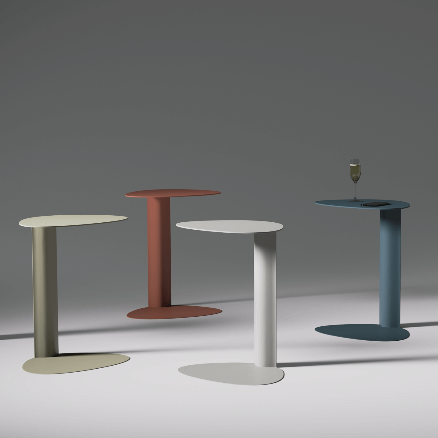 Table d'appoint Blue Steel