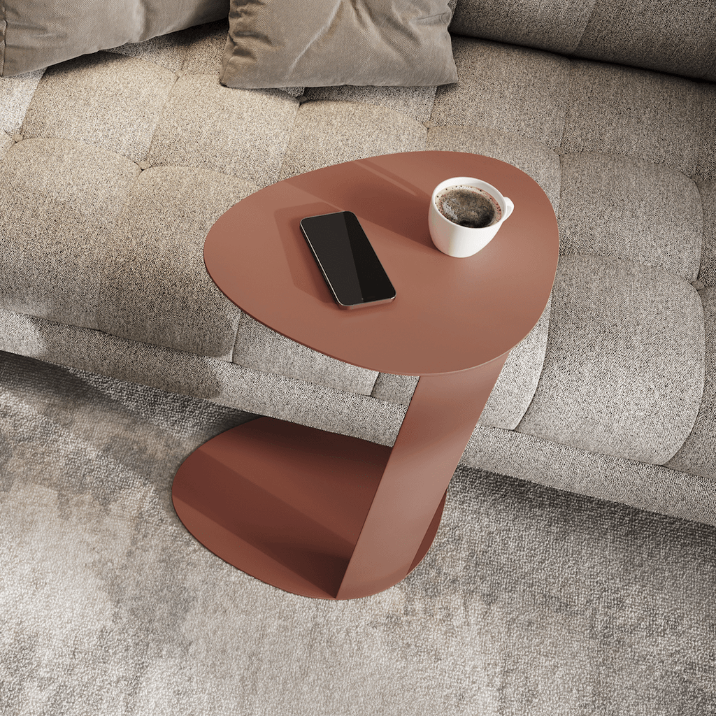 Table d'appoint en acier