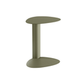 Table d'appoint latérale en acier vert