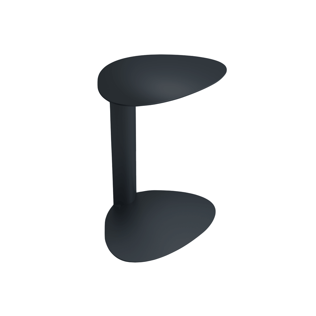 Table d'appoint en acier noir