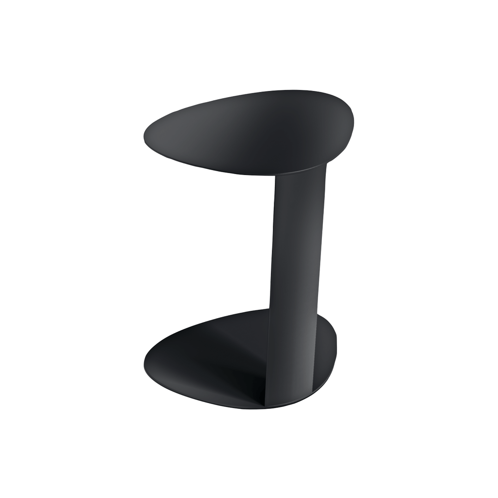 Table d'appoint en acier noir