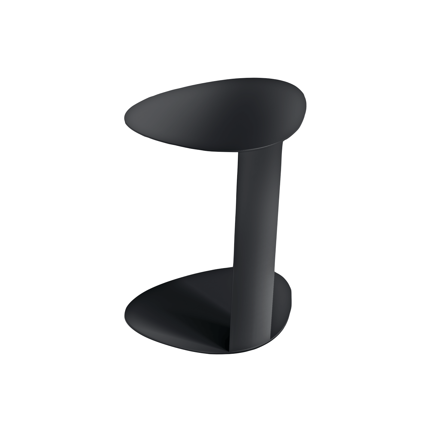 Table d'appoint en acier noir