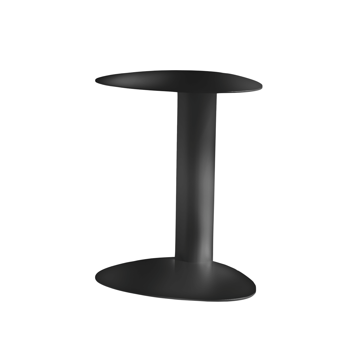 Table d'appoint en acier noir
