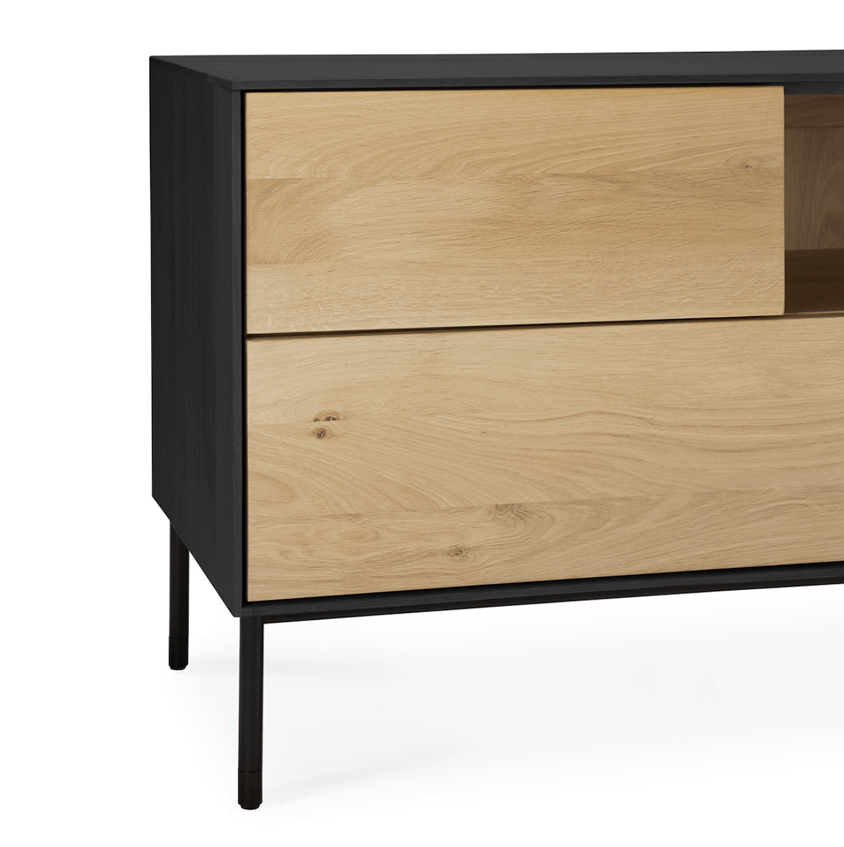 Meuble TV chêne avec rangement pour salon