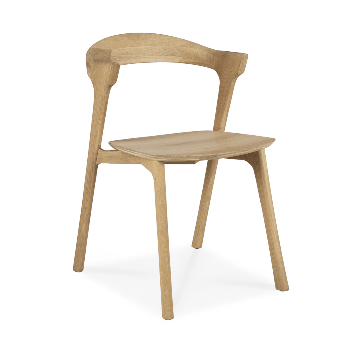 Chaise de salle à manger moderne en chêne pour salle à manger