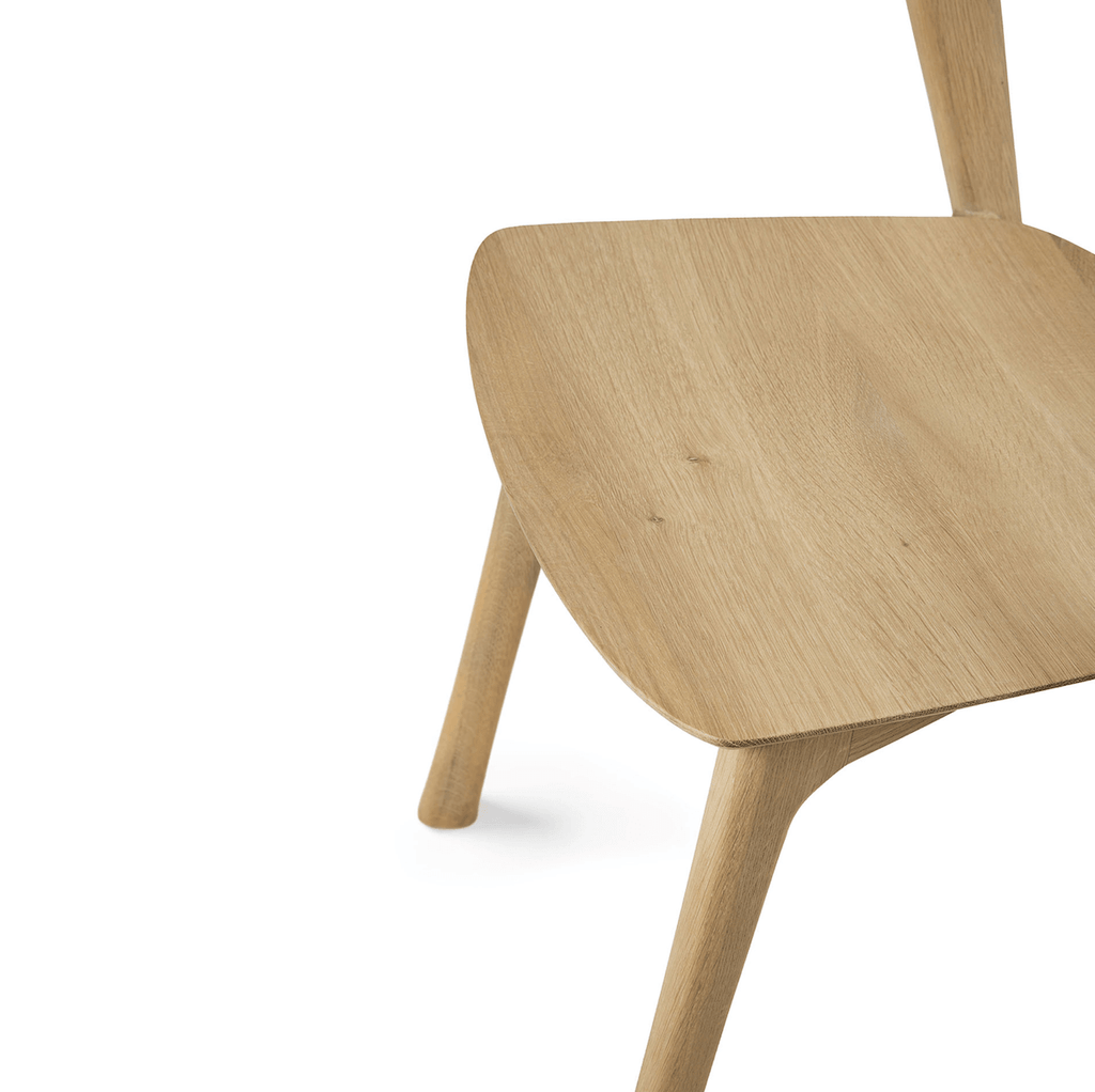 Chaise de salle à manger moderne en chêne pour salle à manger