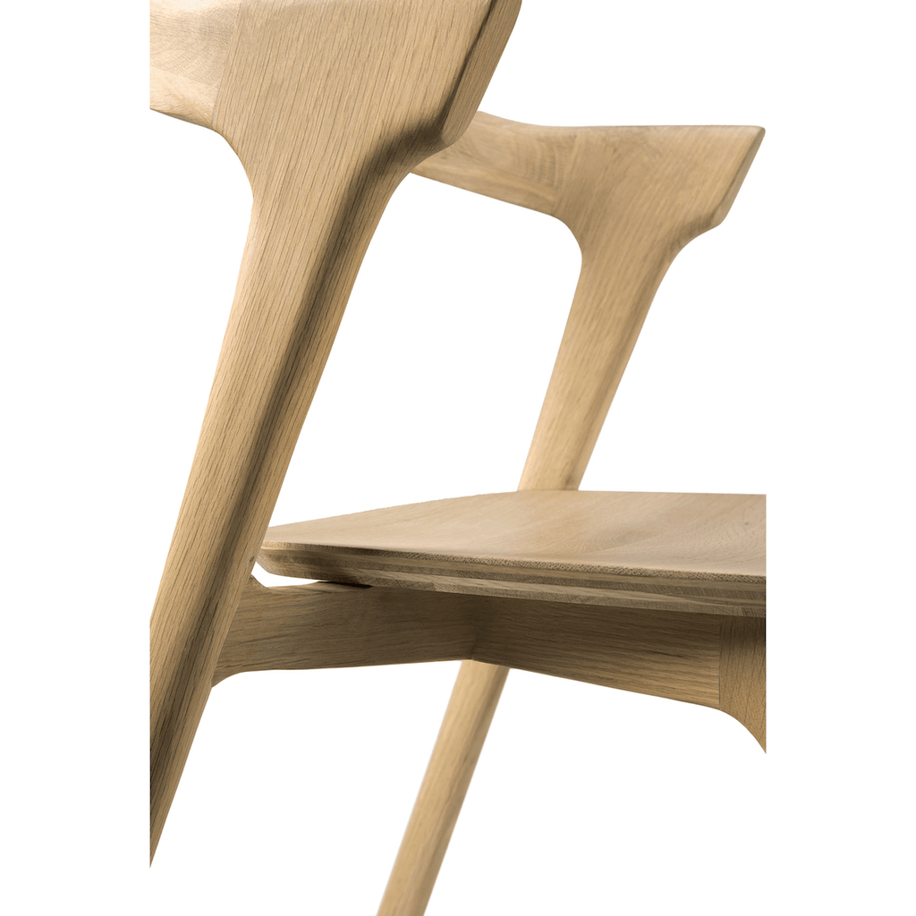 Chaise de salle à manger moderne en chêne pour salle à manger