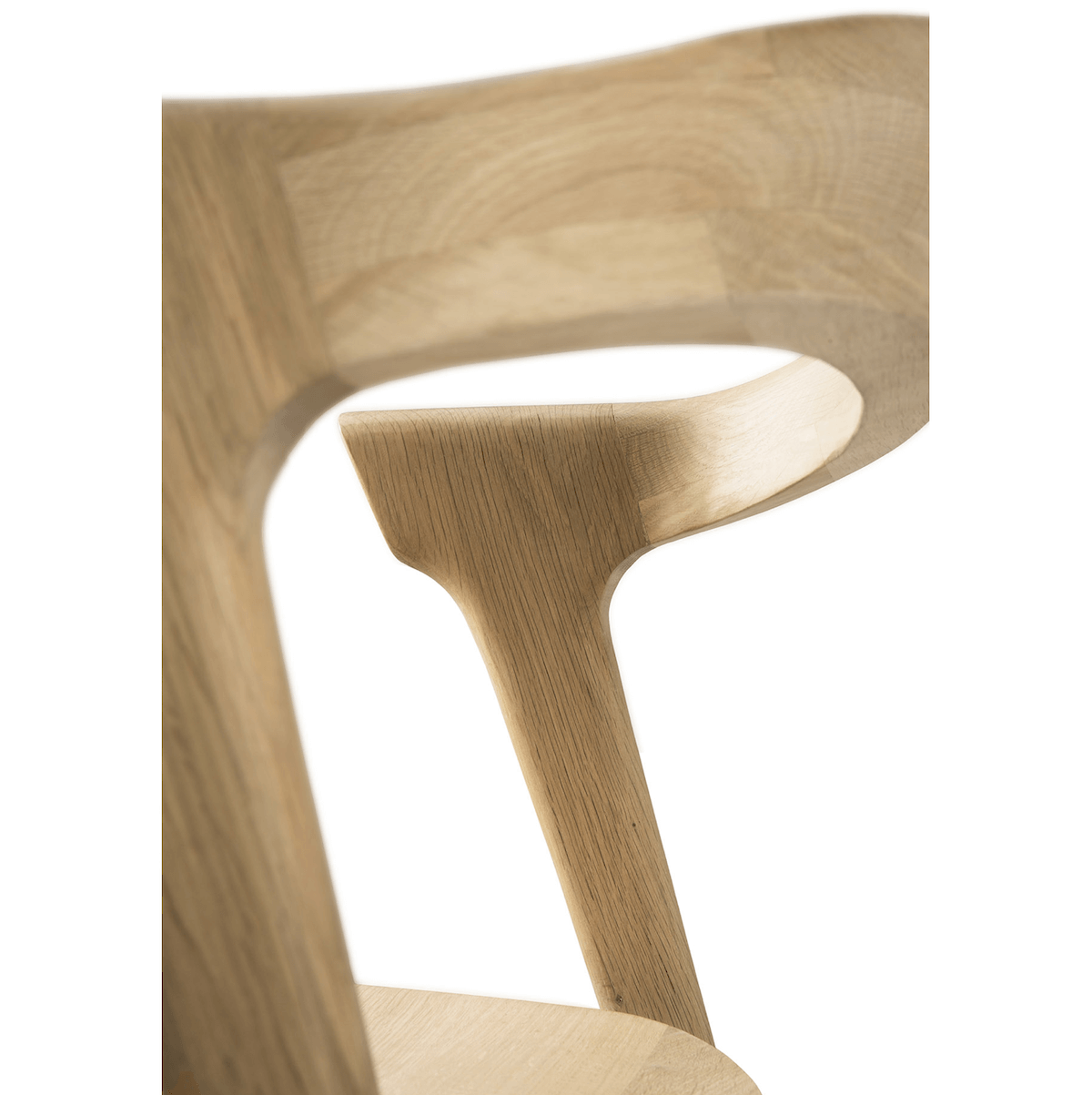Chaise de salle à manger moderne en chêne pour salle à manger