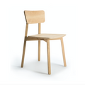 Chaise de salle à manger en chêne naturel