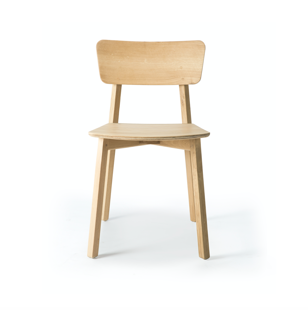 Chaise de salle à manger en chêne naturel