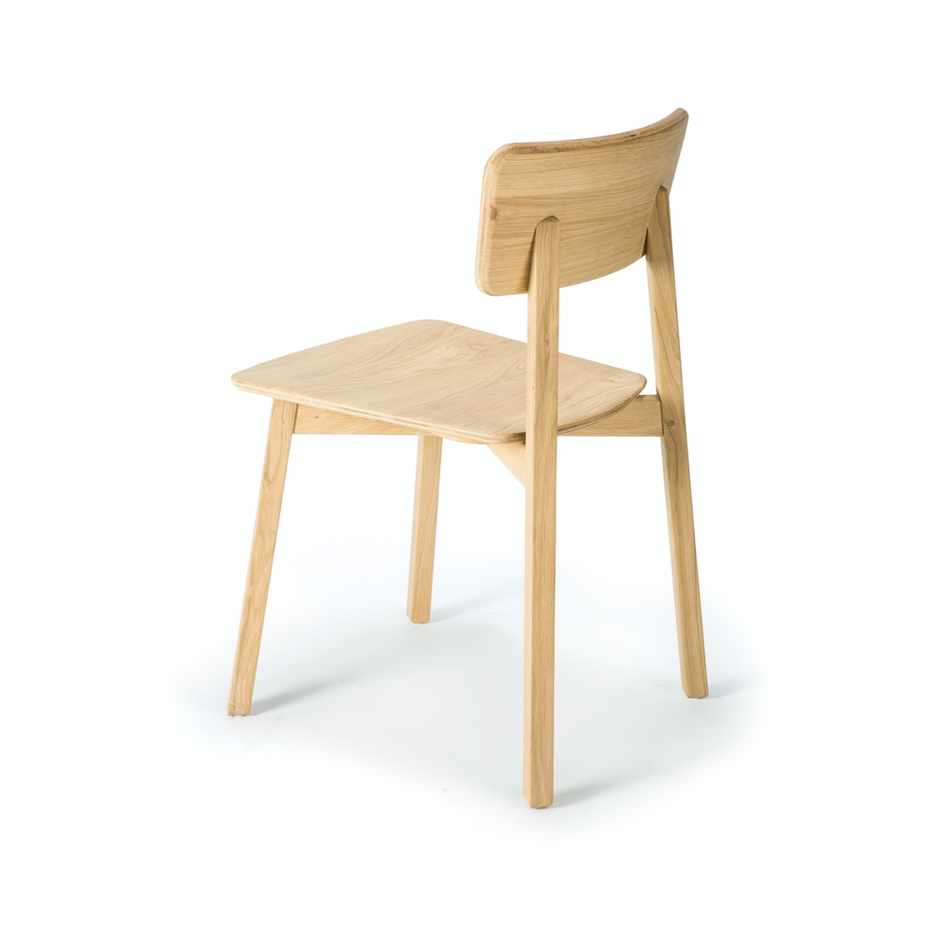 Chaise de salle à manger en chêne naturel
