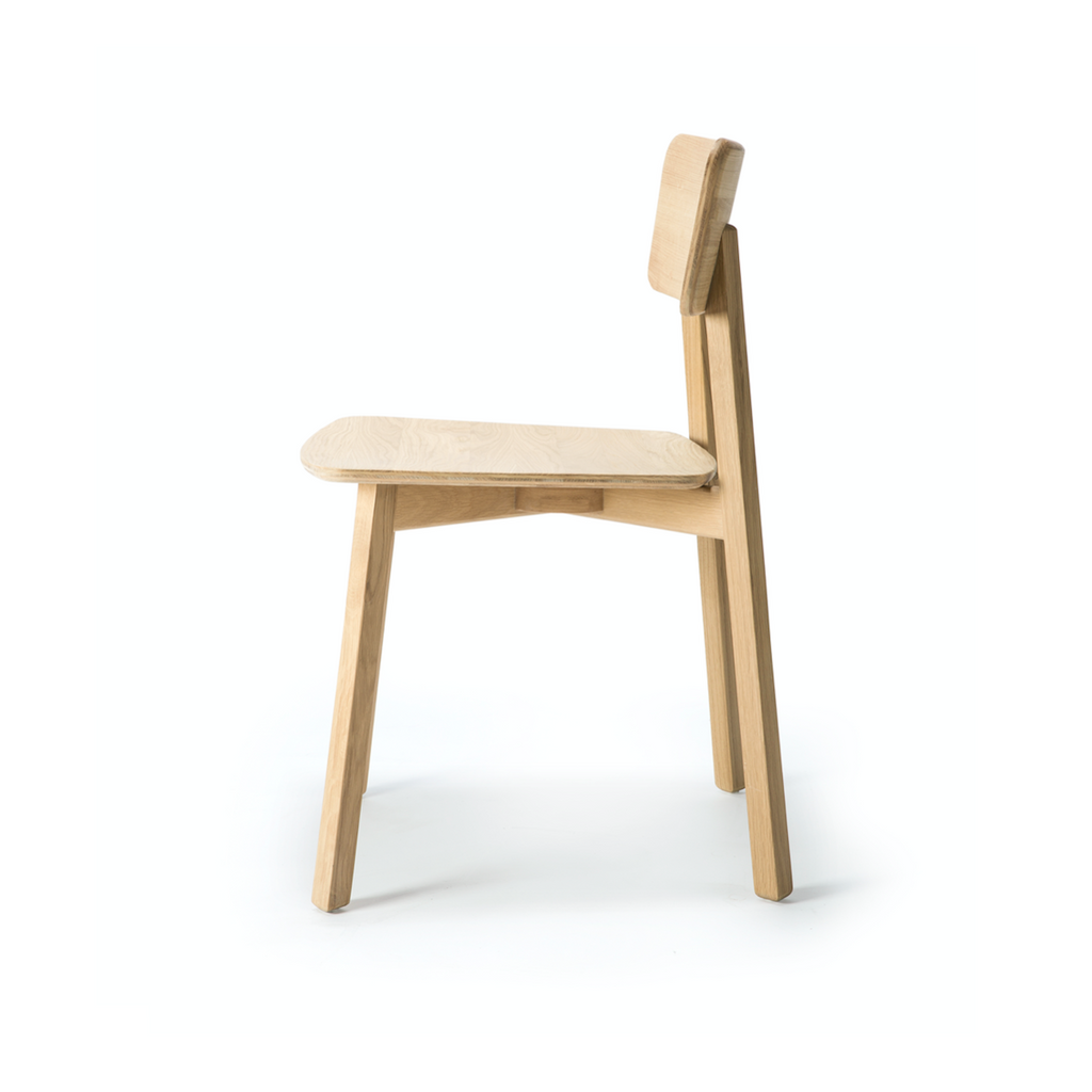 Chaise de salle à manger en chêne naturel