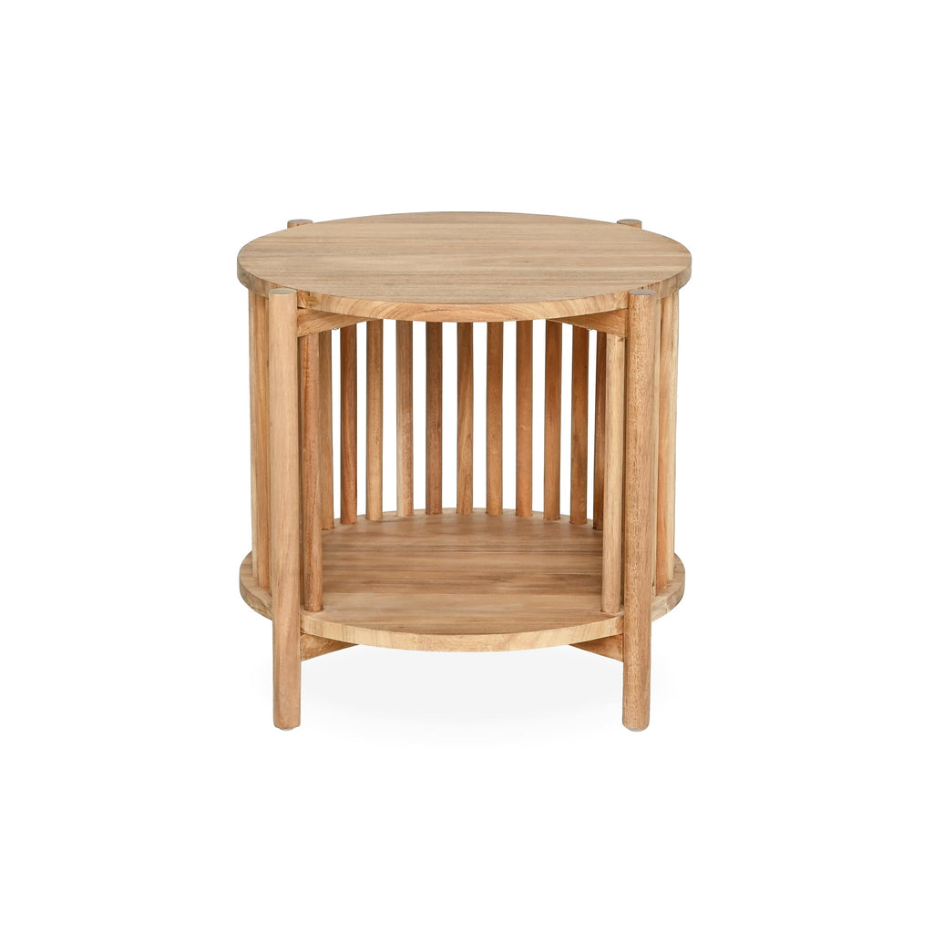 Table de chevet en bois naturel pour chambre à coucher