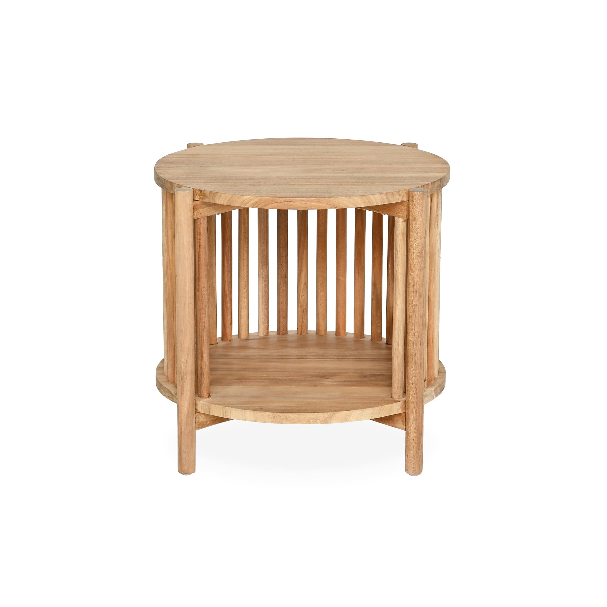 Table de chevet en bois naturel pour chambre à coucher