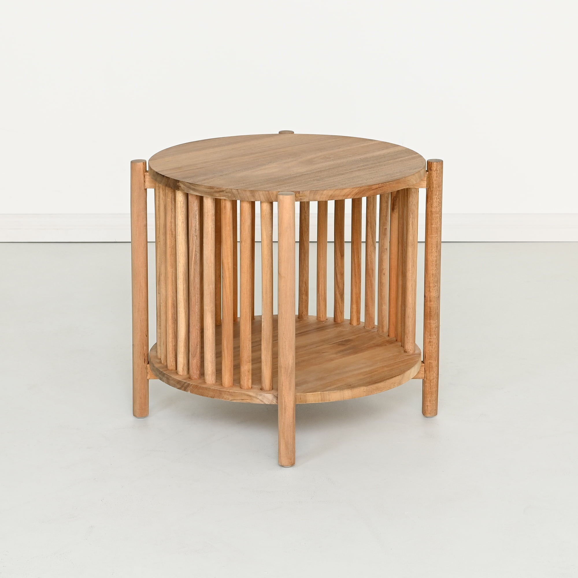 Table de chevet en bois naturel pour chambre à coucher