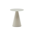 Table d'appoint moderne en métal gris