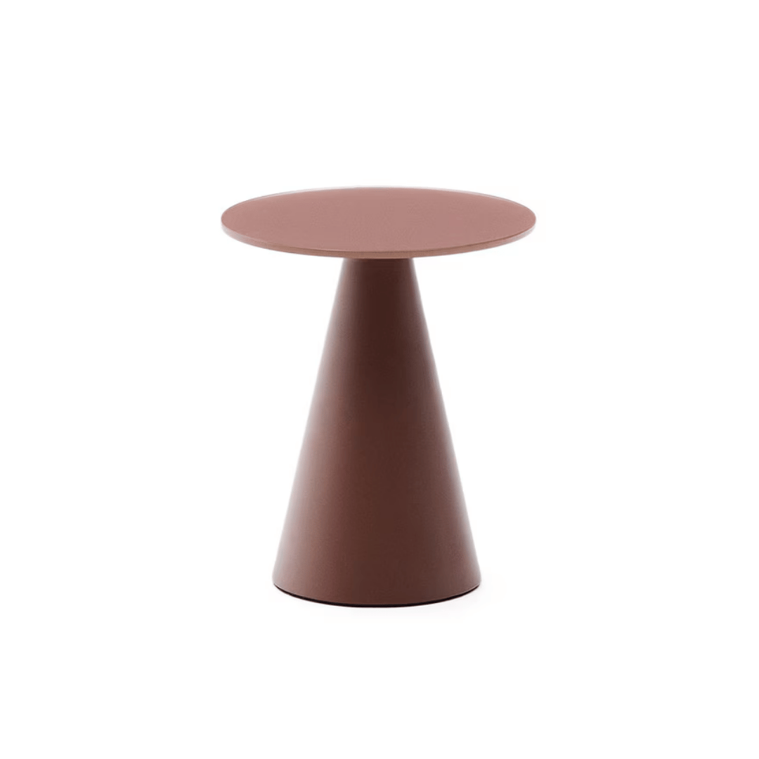 Table d'appoint en métal moderne