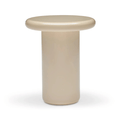Table d'appoint moderne beige