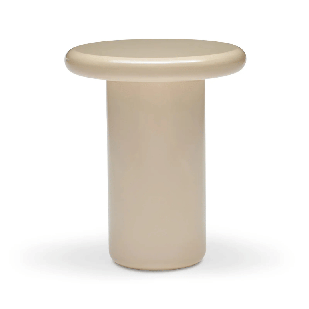 Table d'appoint moderne beige