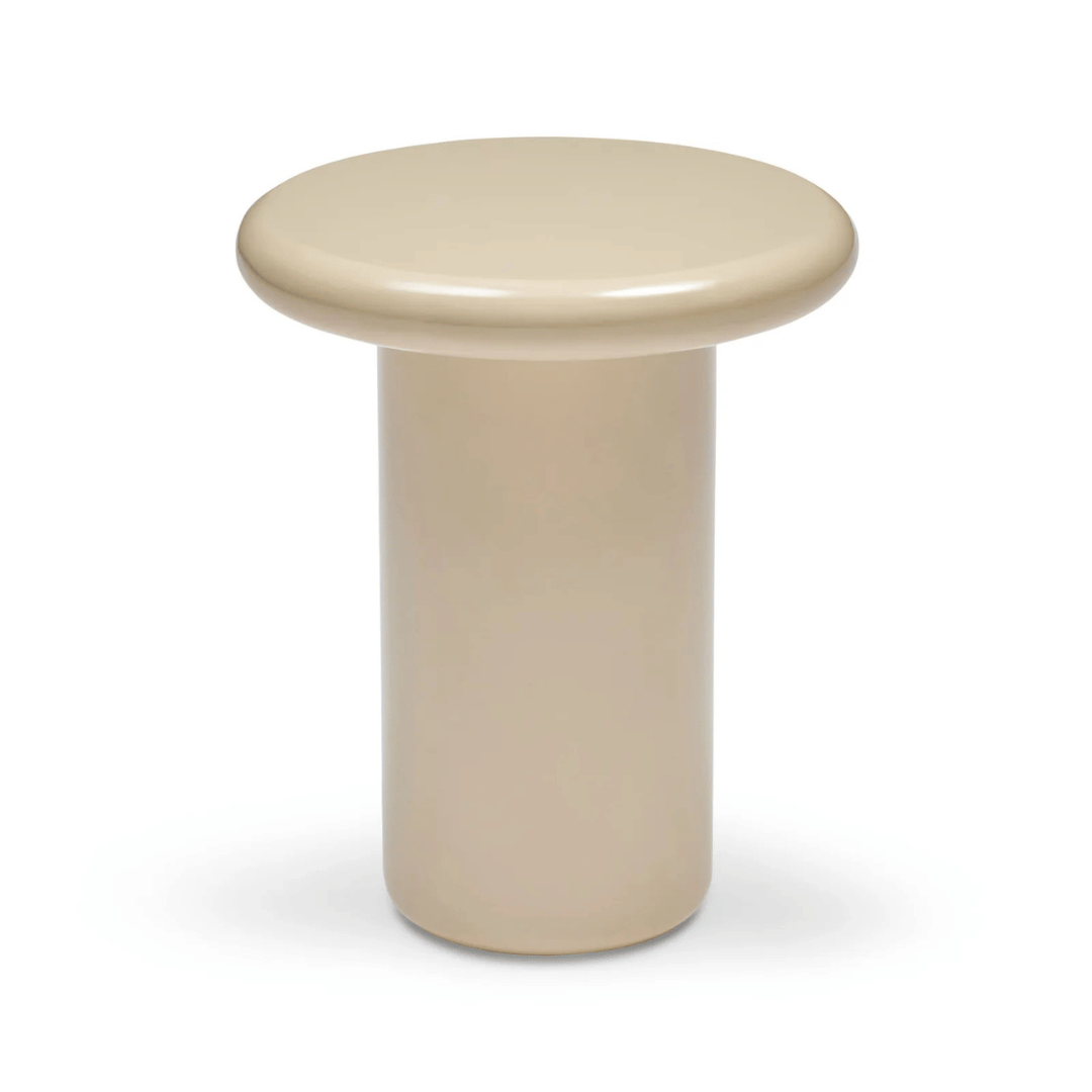 Table d'appoint moderne beige
