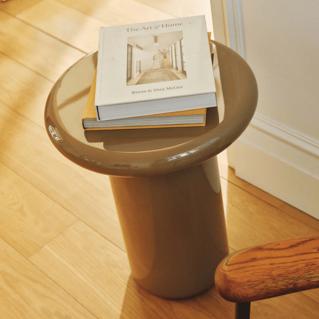 Table d'appoint cappuccino moderne