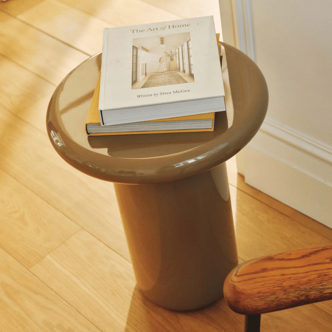 Table d'appoint cappuccino moderne