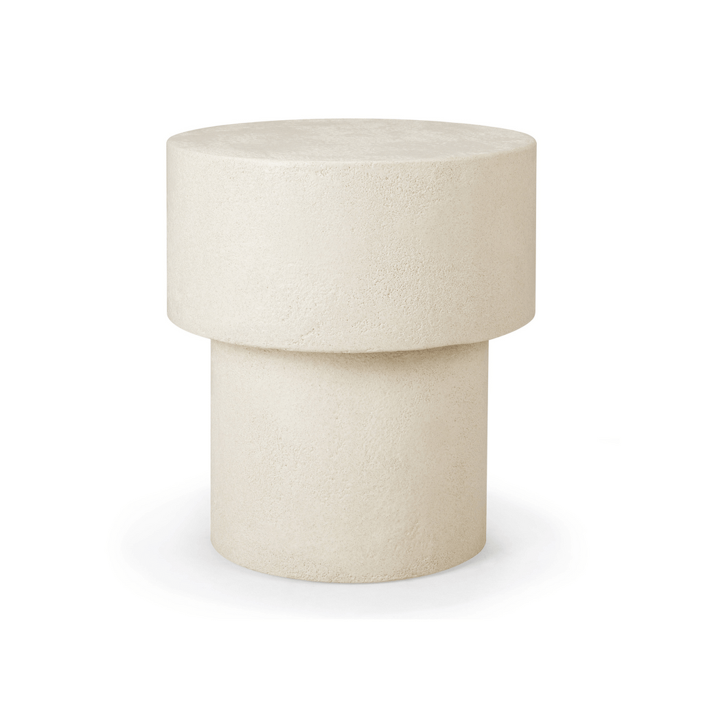 Table basse rustique blanche pour salon