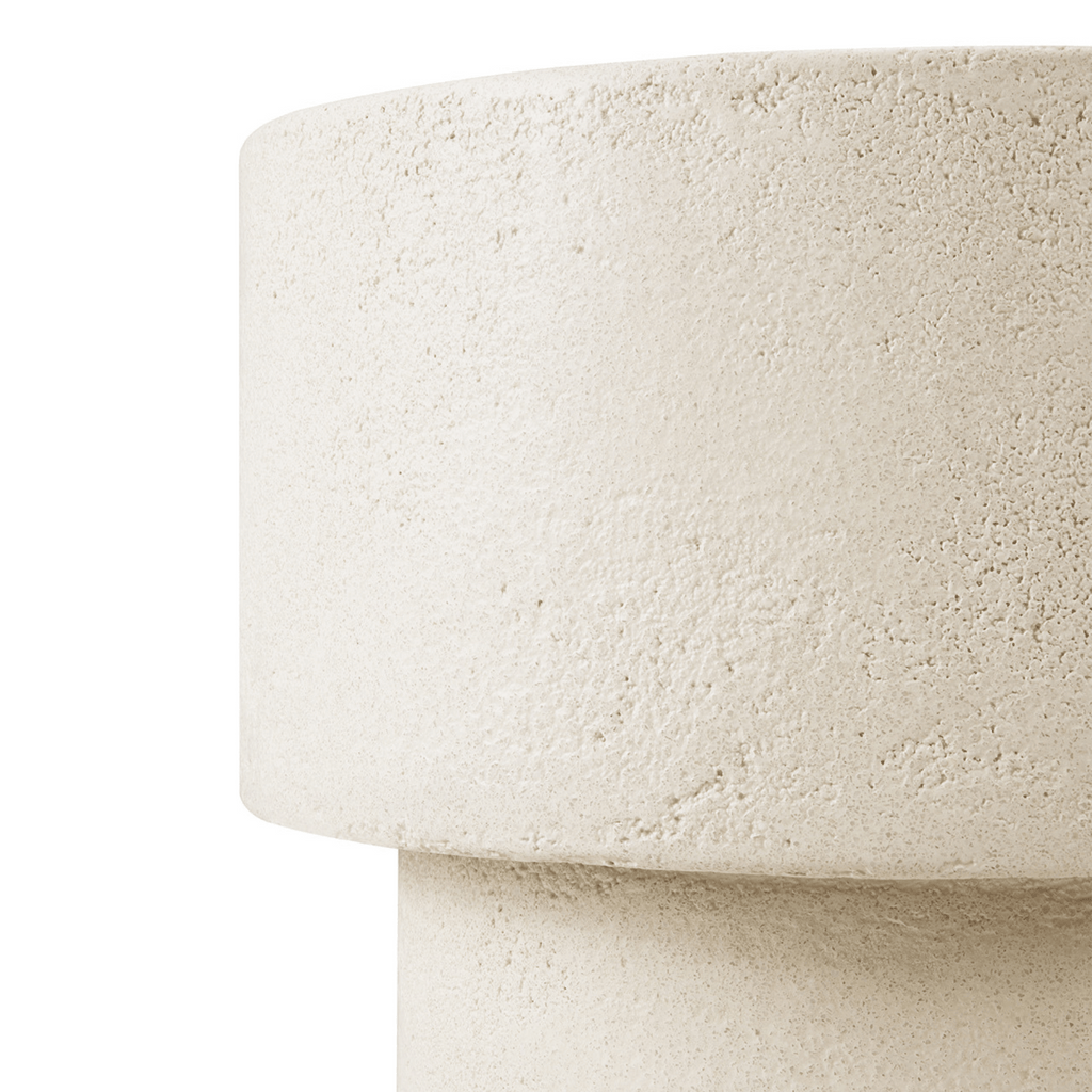 Table basse rustique blanche pour salon