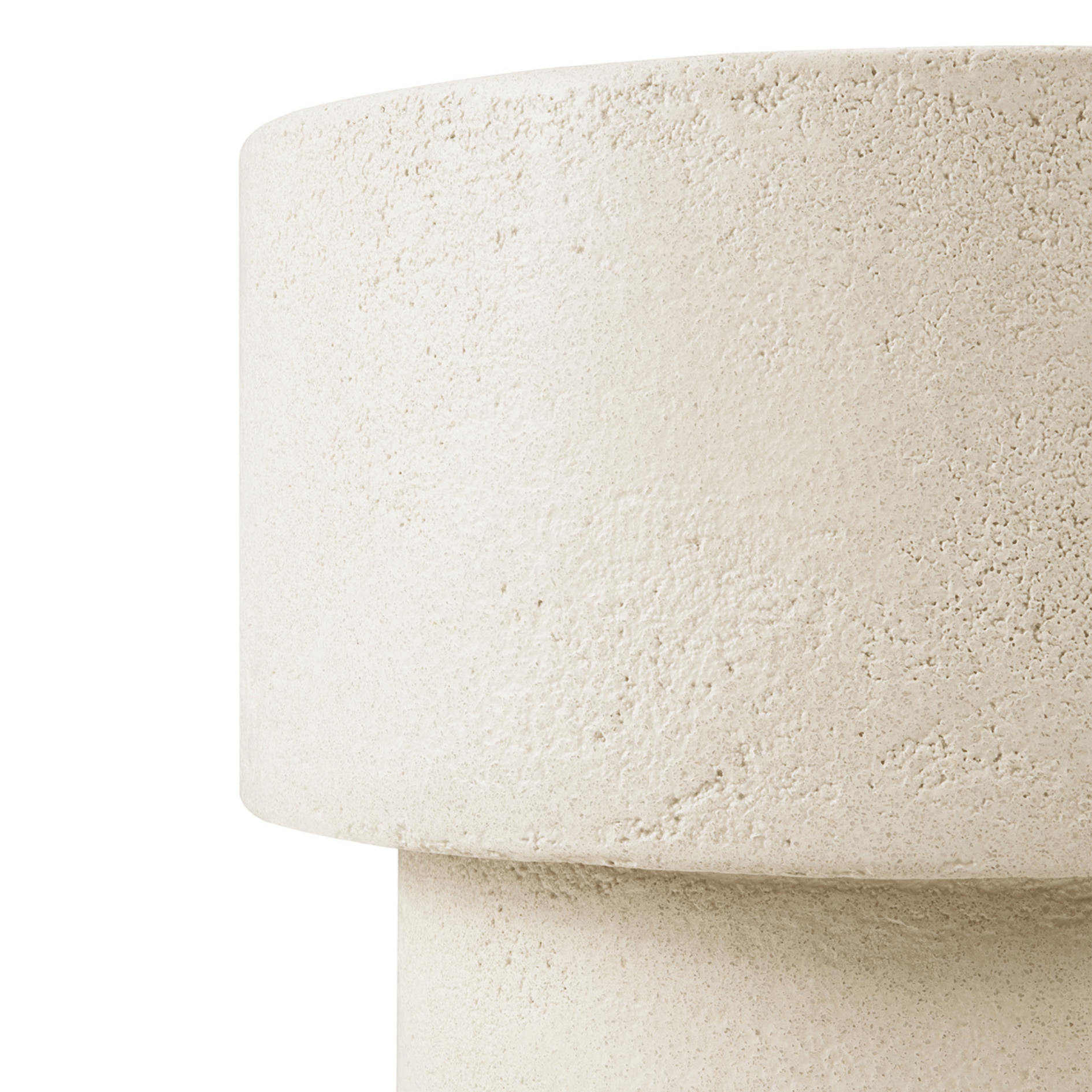 Table basse rustique blanche pour salon