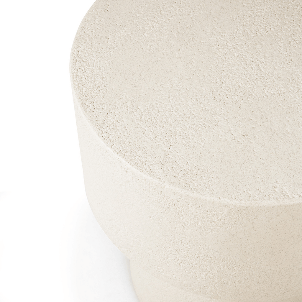 Table basse rustique blanche pour salon