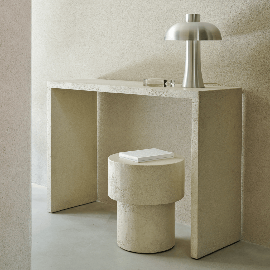 Table basse rustique blanche pour salon