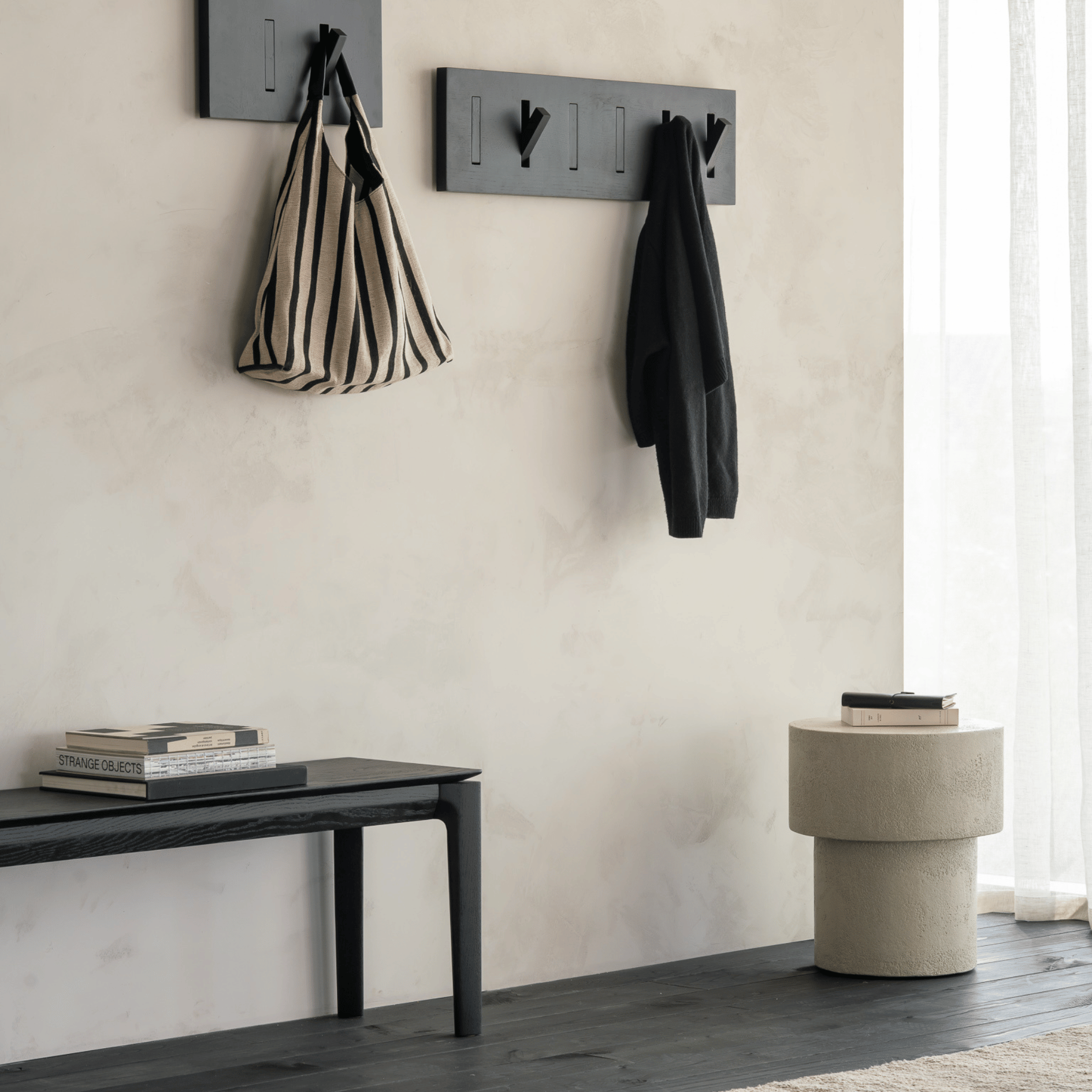 Table basse rustique blanche pour salon