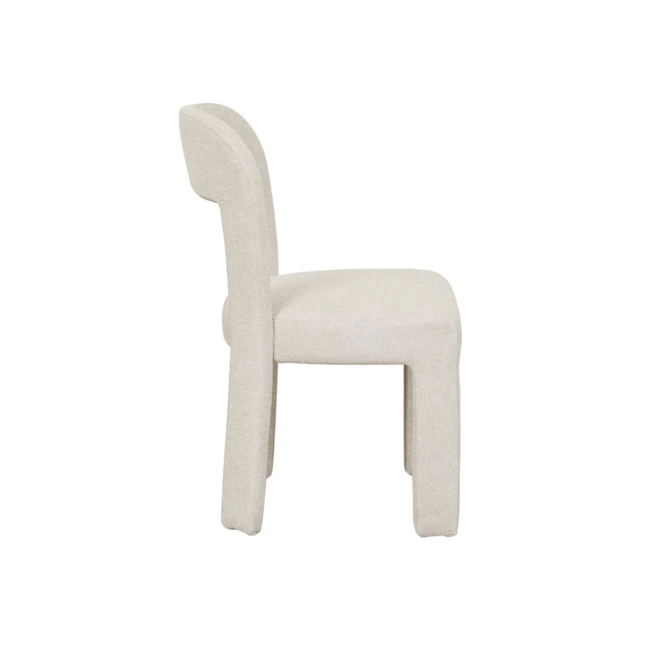 Chaise de salle à manger moderne, rembourrée et capitonnée, pour salle à manger