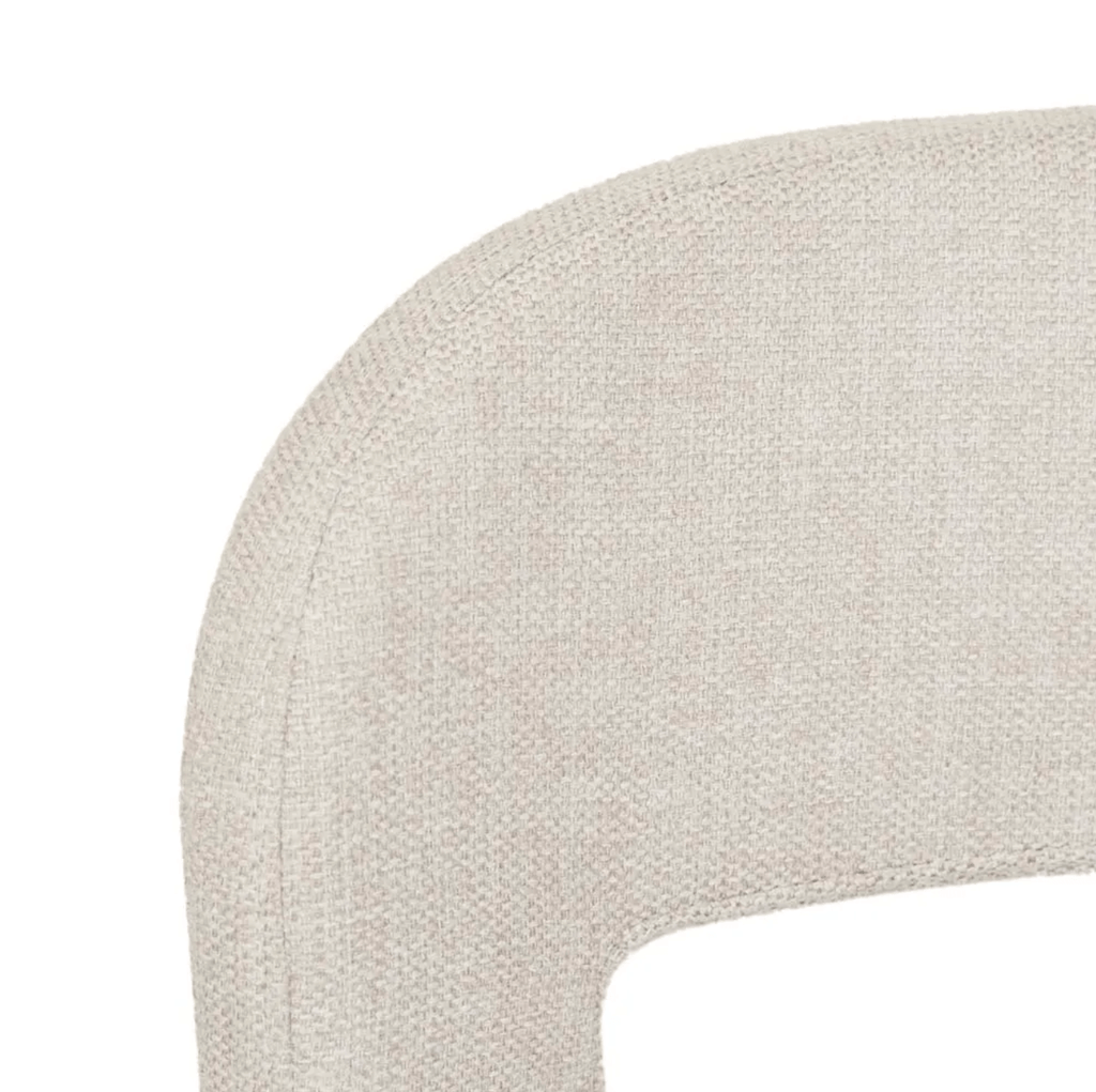 Chaise de salle à manger moderne, rembourrée et capitonnée, pour salle à manger
