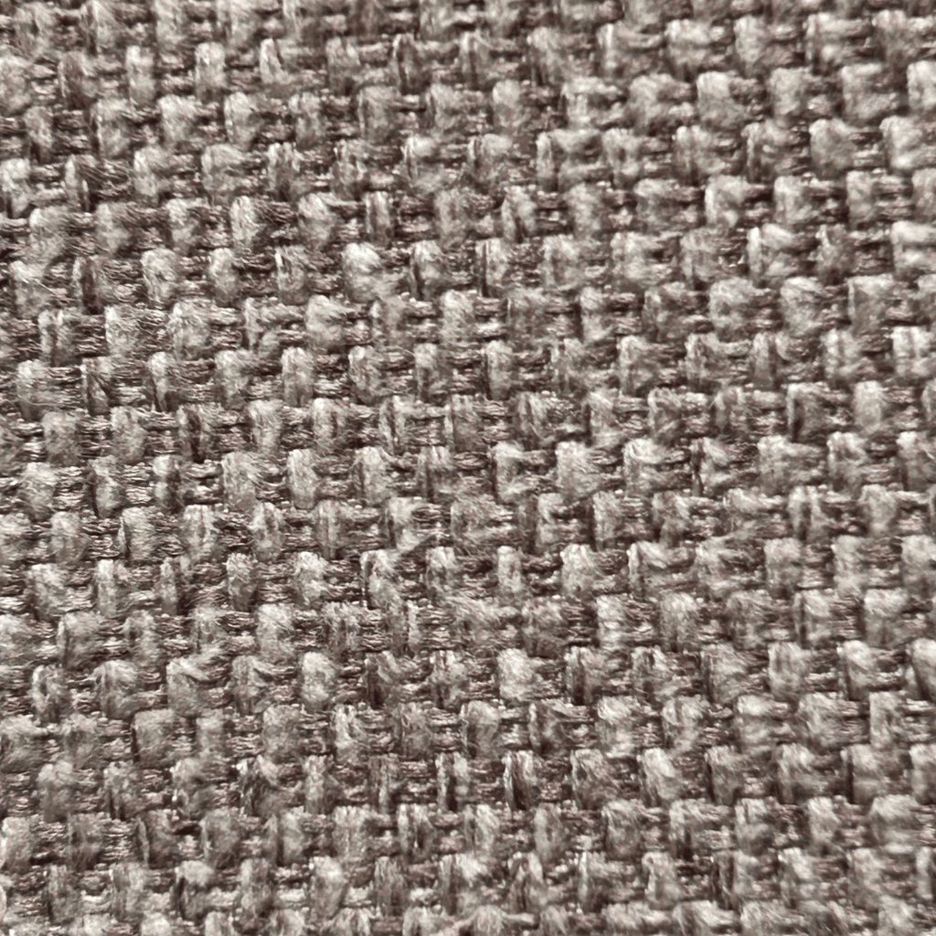 Chaise de salle à manger moderne cappuccino en chenille avec mousse haute densité et dossier incurvé