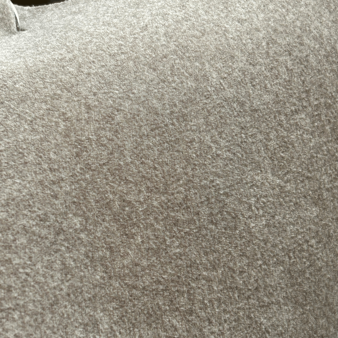 Chaise de salle à manger minimaliste en lin couleur sable