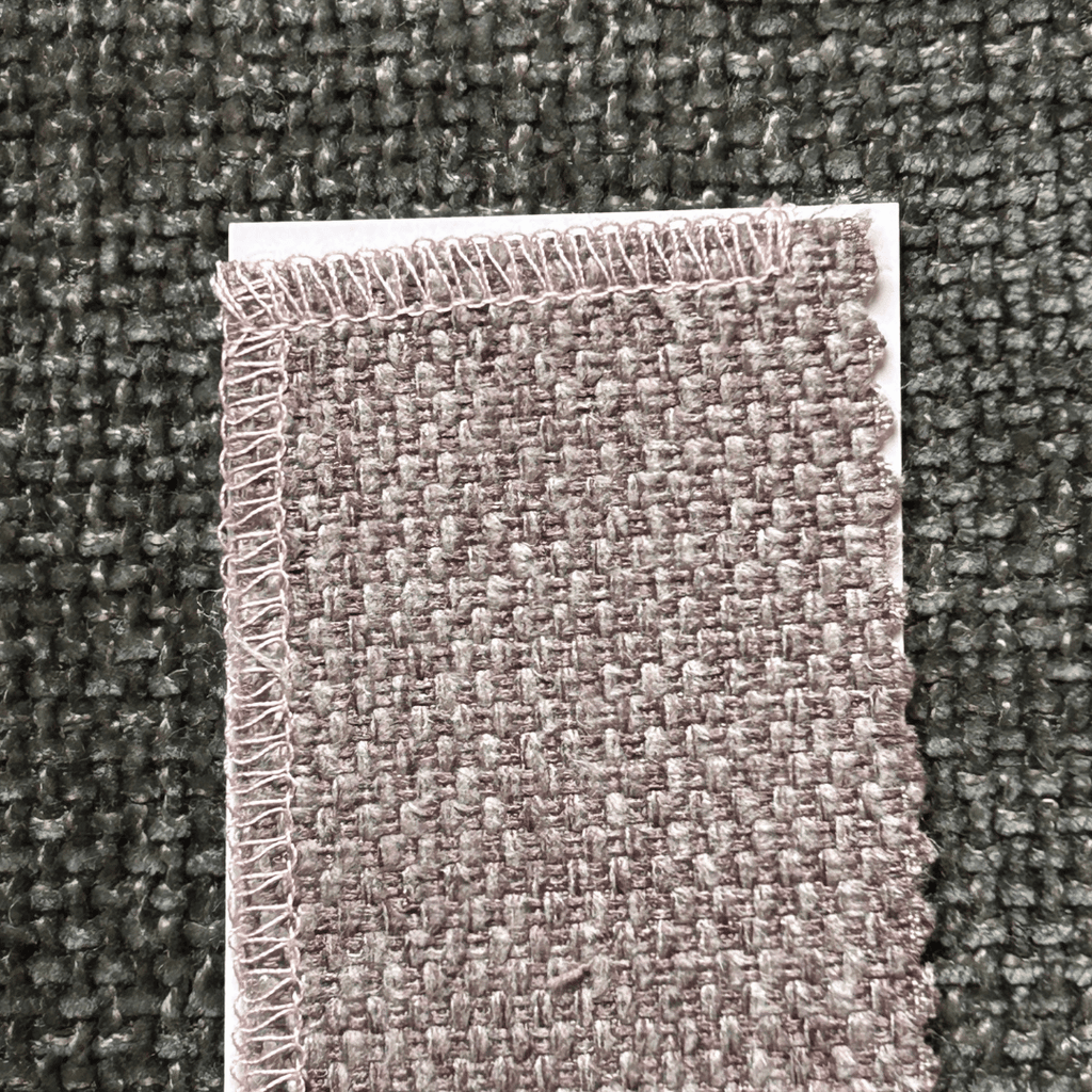 Chaise de salle à manger moderne cappuccino en chenille avec mousse haute densité et dossier incurvé