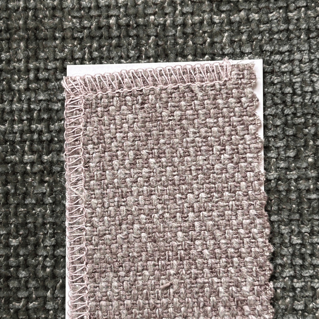 Chaise de salle à manger moderne cappuccino en chenille avec mousse haute densité et dossier incurvé