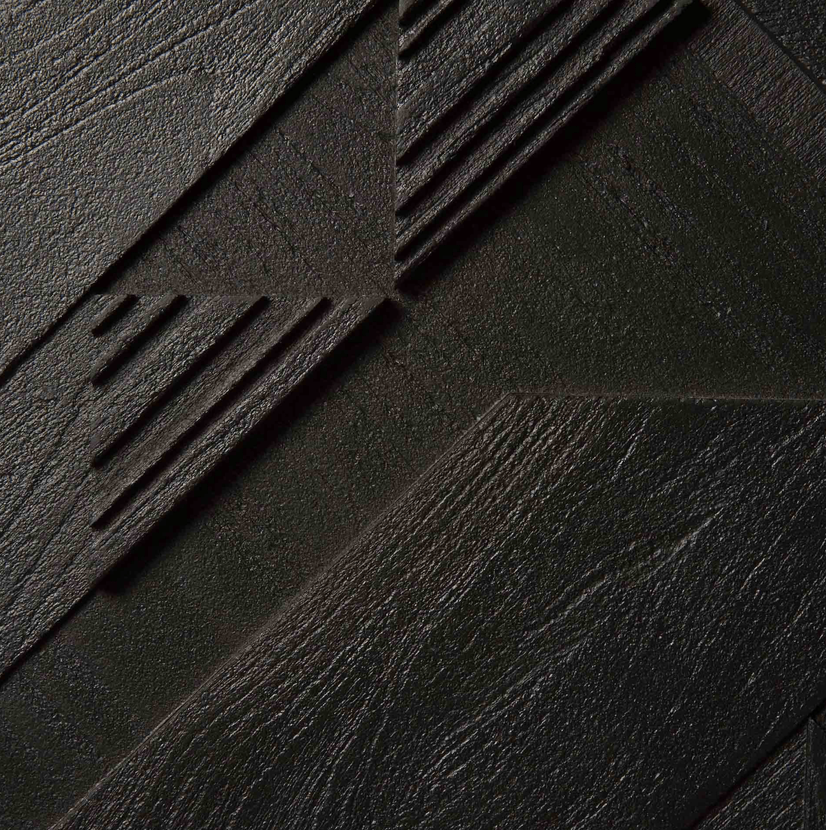 Meuble TV moderne noir en métal pour salon