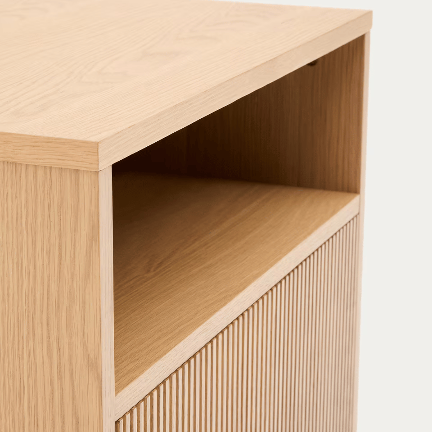 Table de chevet moderne en chêne pour chambre à coucher