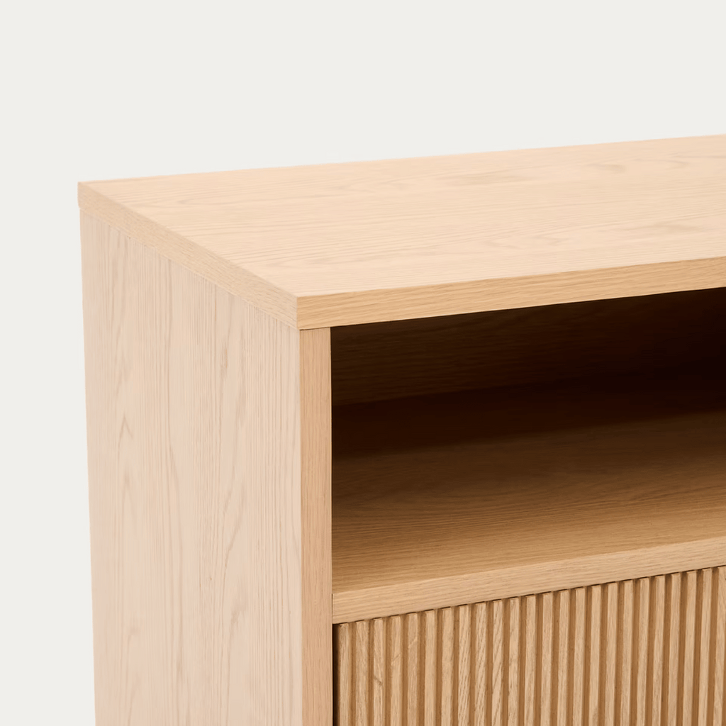 Table de chevet moderne en chêne pour chambre à coucher