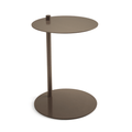 Table d'appoint en métal marron