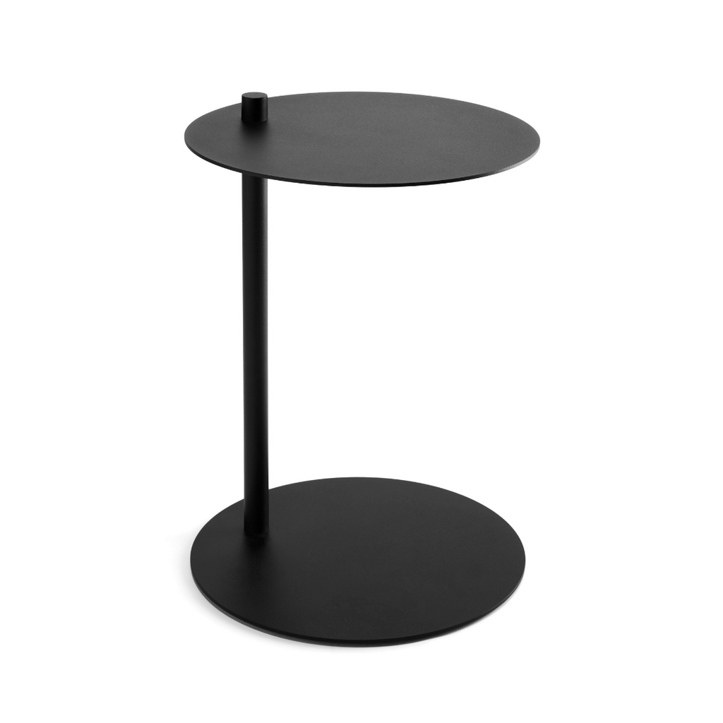 Table d'appoint en métal noir