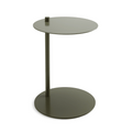 Table d'appoint en métal vert