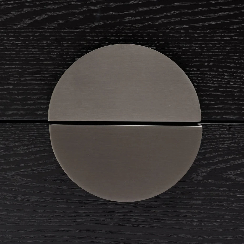 Table de chevet moderne en chêne noir pour chambre à coucher